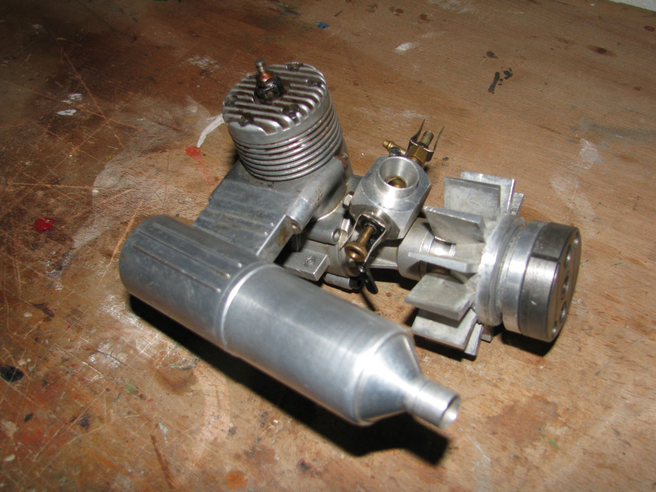 Kalt Huey Cobra 450 - Motor, Lüfter, Kupplung